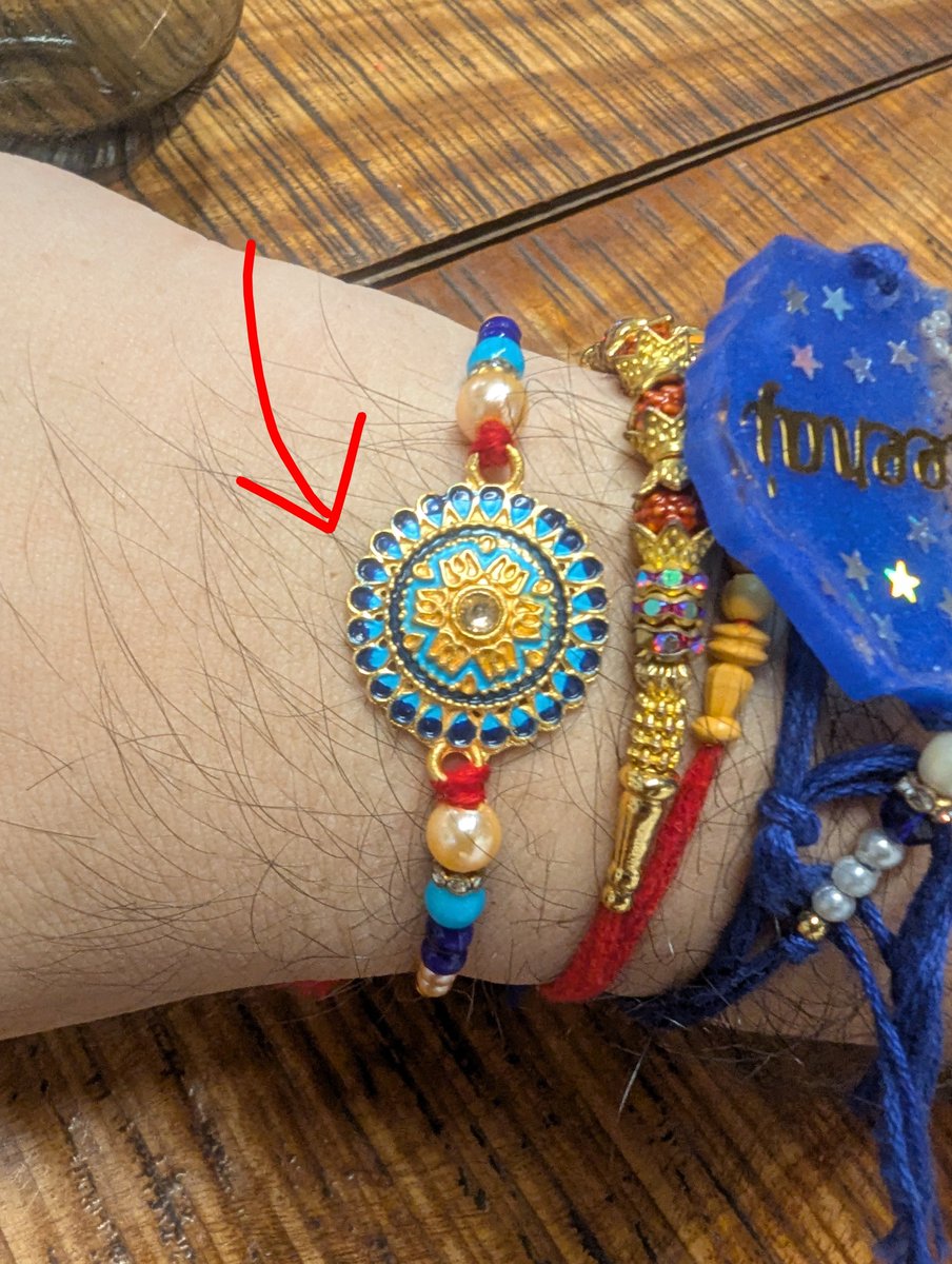 Dheeraj - Talk to me about Dekho (@dhirucodes) on Twitter photo In the most wholesome way possible <a href="/AkankshaKana/">Akanksha Dharkar</a> di sent me a Rakhi all the way from Germany because I don’t have a sister.
And my adorable little cousin tied it for me. ❤️
<a href="/ankushdharkar/">Ankush Dharkar ☯️🎙️</a> sire, you're really blessed 🥺 In the most wholesome way possible <a href="/AkankshaKana/">Akanksha Dharkar</a> di sent me a Rakhi all the way from Germany because I don’t have a sister.
And my adorable little cousin tied it for me. ❤️
<a href="/ankushdharkar/">Ankush Dharkar ☯️🎙️</a> sire, you're really blessed 🥺