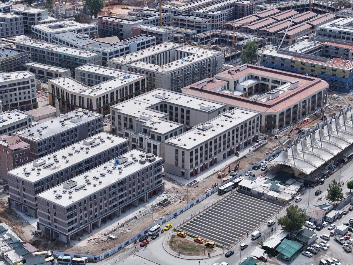 Malatya Merkez çarşı inşaatının son durumu.