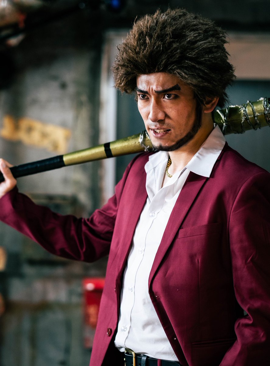 龍が如く 春日一番 コスプレ ウィッグ 龍が如く コスプレ 春日一番 📸@SHIMAUMAko_BH