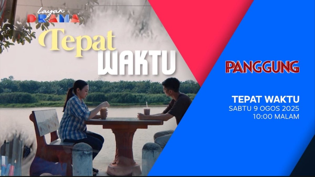 tv1_rtm's tweet image. Telefilem Tepat Waktu akan bersiaran selepas siaran langsung Malam Perasmian Penutup Tilawah &amp;amp; Hafazan Al-Quran Peringkat Antarabangsa ke-65.

Layan Drama di TV1. 

#panggung #layandrama #tv1anotherlevel #tv1