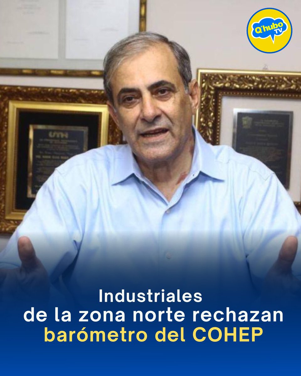 #QhuboTV #Noticias | Karim Qubain, presidente de la CCIC, cuestiona el Barómetro Electoral del COHEP por su tono político y rechazo a la Ley de Justicia Tributaria.

Qubain, enfatizó que el papel del sector empresarial debe centrarse en la colaboración con el Estado, donde uno