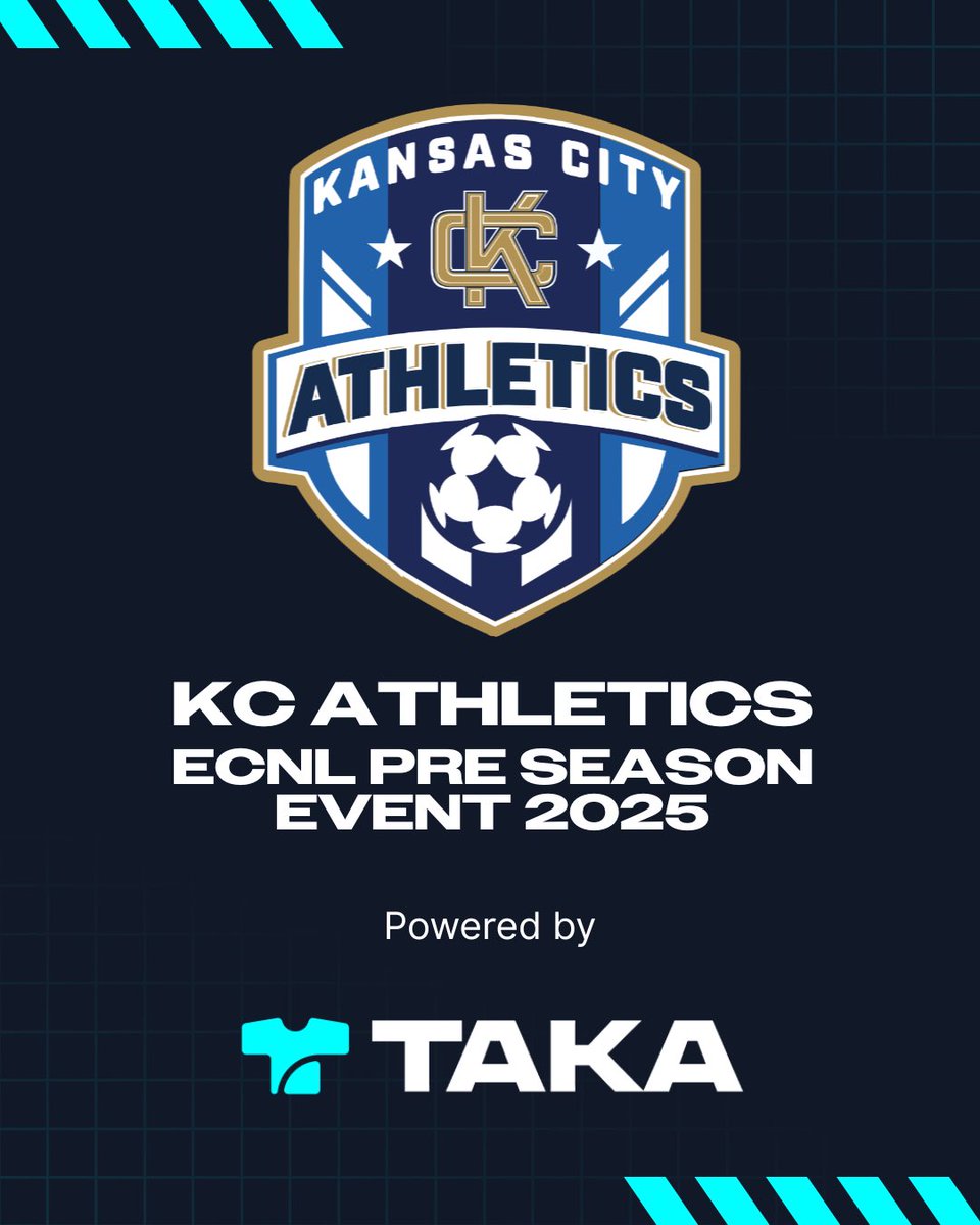 Marcus Kelcher (@marcuskelcher) on Twitter photo Today's games are brought to you by TAKA. Players and staff will receive free access to their games from this weekend!
<a href="/AthleticsKC/">KC Athletics Soccer Club</a> <a href="/kcaecnl2013/">KC Athletics ECNL 2013G</a> <a href="/KCAECNL2012G/">KC Athletics ECNL 2012G</a> <a href="/kca2011ecnlg/">KC Athletics ECNL 2011G</a> <a href="/KCAECNL2010g/">KC Athletics Academy Elite 2010 ECNL</a> <a href="/kcaecnl2009/">KC Athletics Academy Elite 09 ECNL</a> <a href="/KCACElite08ECNL/">KC Athletics Academy Elite 07/08 ECNL</a>
<a href="/DKSC_official/">D'Feeters Kicks Soccer Club</a> <a href="/SLSGECNLGirls/">SLSG ECNL Girls</a> <a href="/SoccerWSA/">WSA Soccer Club</a> <a href="/RapidsYouthClub/">Rapids Youth Soccer</a> Today's games are brought to you by TAKA. Players and staff will receive free access to their games from this weekend!
<a href="/AthleticsKC/">KC Athletics Soccer Club</a> <a href="/kcaecnl2013/">KC Athletics ECNL 2013G</a> <a href="/KCAECNL2012G/">KC Athletics ECNL 2012G</a> <a href="/kca2011ecnlg/">KC Athletics ECNL 2011G</a> <a href="/KCAECNL2010g/">KC Athletics Academy Elite 2010 ECNL</a> <a href="/kcaecnl2009/">KC Athletics Academy Elite 09 ECNL</a> <a href="/KCACElite08ECNL/">KC Athletics Academy Elite 07/08 ECNL</a>
<a href="/DKSC_official/">D'Feeters Kicks Soccer Club</a> <a href="/SLSGECNLGirls/">SLSG ECNL Girls</a> <a href="/SoccerWSA/">WSA Soccer Club</a> <a href="/RapidsYouthClub/">Rapids Youth Soccer</a>