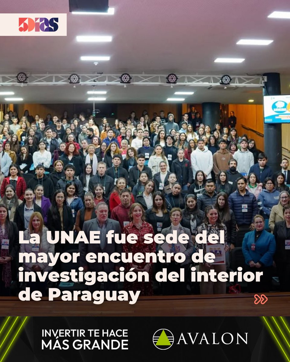 5DiasPy's tweet photo. 📚 La Universidad Autónoma de Encarnación fue sede del XI Encuentro de Investigadores y XIV de Tesistas, bajo el lema “Ciencia abierta, innovación y desarrollo sostenible”, declarado de interés por el CONACYT.

🔬 El evento reunió a referentes nacionales e internacionales, como la Dra. Gladys Estigarridia y la Dra. Marta Ascurra, y se convirtió en un espacio clave para el intercambio académico, la divulgación científica y la formación de redes. 

Lee más en https://t.co/5NjYt40DQE