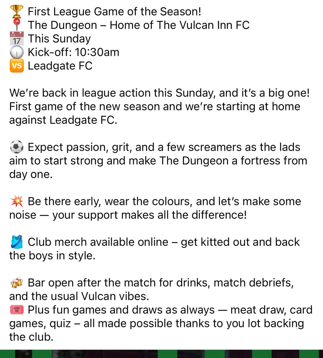 Vulcan Inn Winlaton (@thevulcanfc) on Twitter photo 