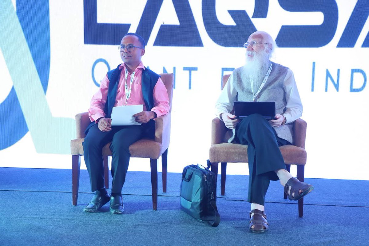 TMP Academics (@tmpacademics) on Twitter photo At the LAQSA Quant event with Prof. Arun Kumar and Prof. Shanta Laishram. At the LAQSA Quant event with Prof. Arun Kumar and Prof. Shanta Laishram.