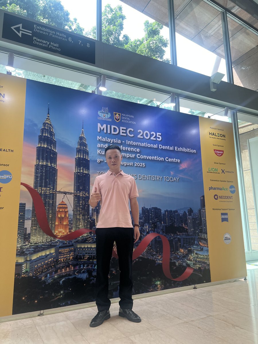 Daniel_Elvydent's tweet image. 🏆Malaysia dental exhibition  #MIDEC2025

What an incredible day at Malaysia Dental Expo 2025! 

 It was amazing to connect with passionate professionals, exchange ideas with industry leaders, and discover the latest trends shaping patient care in Malaysia and beyond. 

#Malaysia
