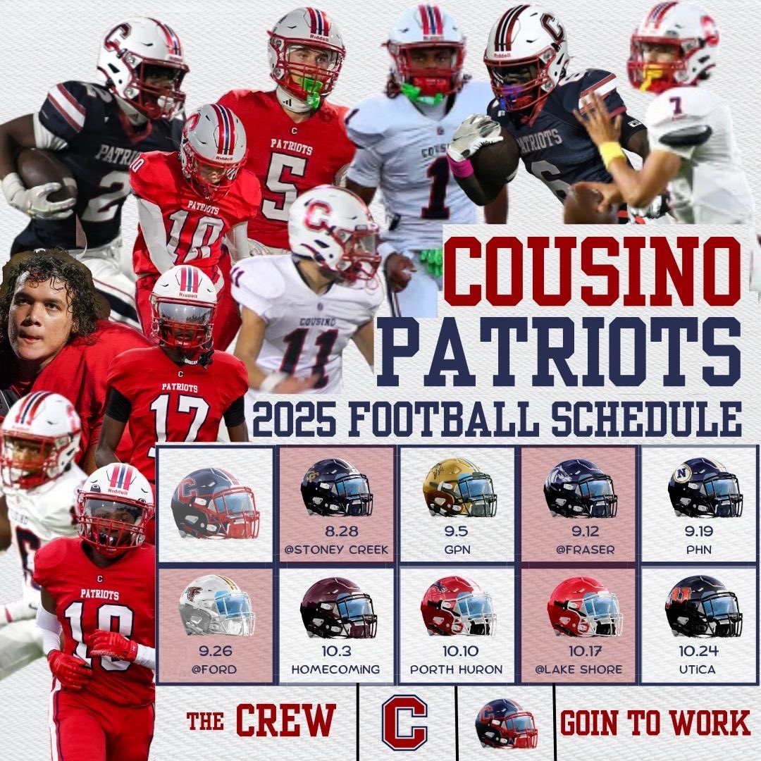 Cousino Patriots Football tweet media