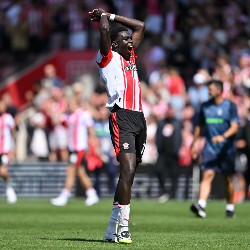 SouthamptonFC's tweet photo. A HOLLYWOOD FINISH 😘