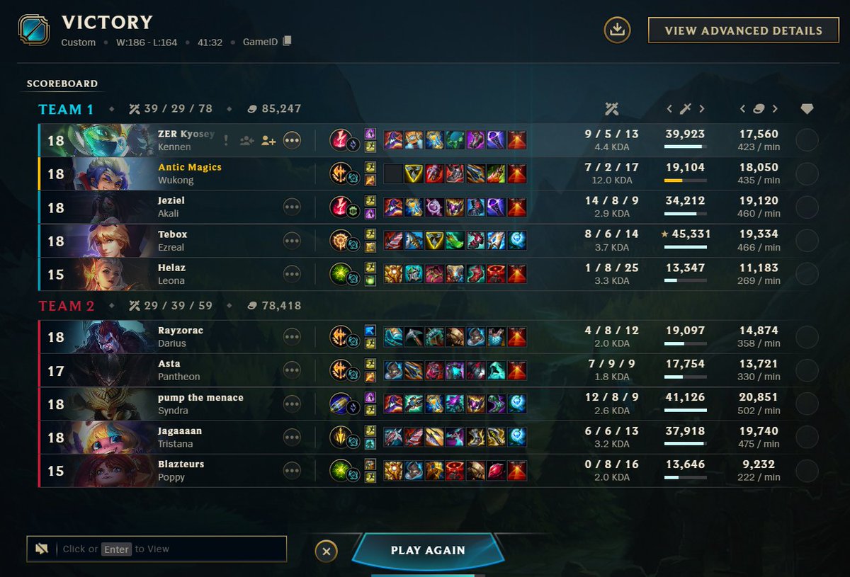 2-1 vs Colors NICE #ATCWIN