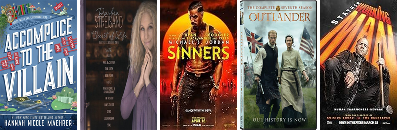 This week the Topsfield Town Library has 211 new books, ten new movies, and two new music CDs.  New items include I'm The Problem, Accomplice to the Villain, The Secret Of Life, Sinners, Theo of Golden, Outlander, A Working Man, and An Inside Job. wowbrary.org/nu.aspx?p=9229…