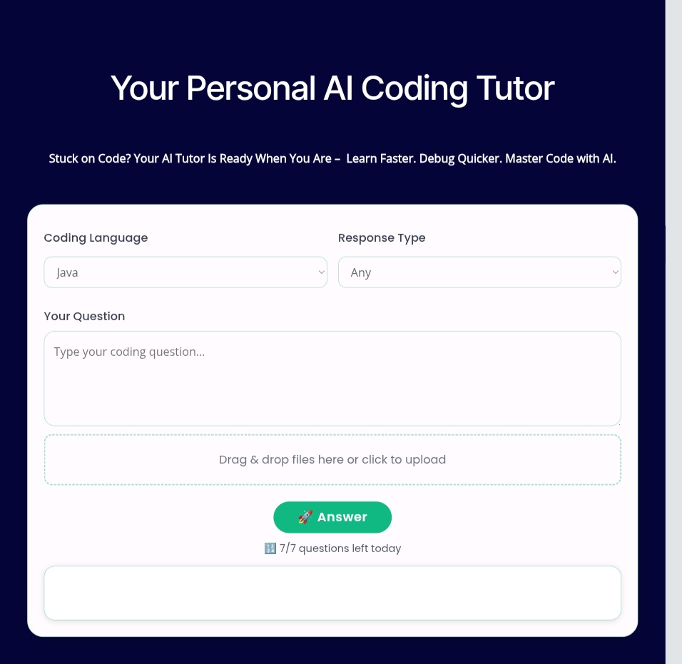 codingzaptech's tweet image. Instant help for your code, in your preferred language—Python, Java, C++ and more!
codingzap.com/tools/ai-code-…
#MultiLanguageSupport #CodingMadeEasy #codingzap