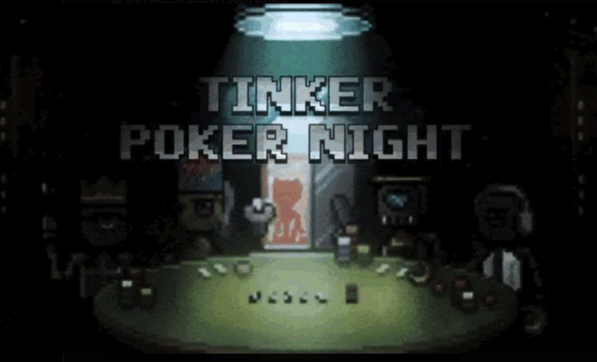 Near Tinker Union | NTU (@neartinkerunion) on Twitter photo SUNDAY TINKER'S POKER NIGHT โฆ๏ธ
Join our Sunday poker showdown โ bluff, bet & win!
๐ Only players with the INTERN role in Tinker DISCORD are eligible for 300 $GEAR prizes.
Others play for fun.
๐๏ธ Sunday 10th August, 3PM UTC
๐๏ธ Register Link โฌ๏ธโฌ๏ธ
pokernow.club/mtt/tinkers-poโฆ SUNDAY TINKER'S POKER NIGHT โฆ๏ธ
Join our Sunday poker showdown โ bluff, bet & win!
๐ Only players with the INTERN role in Tinker DISCORD are eligible for 300 $GEAR prizes.
Others play for fun.
๐๏ธ Sunday 10th August, 3PM UTC
๐๏ธ Register Link โฌ๏ธโฌ๏ธ
pokernow.club/mtt/tinkers-poโฆ