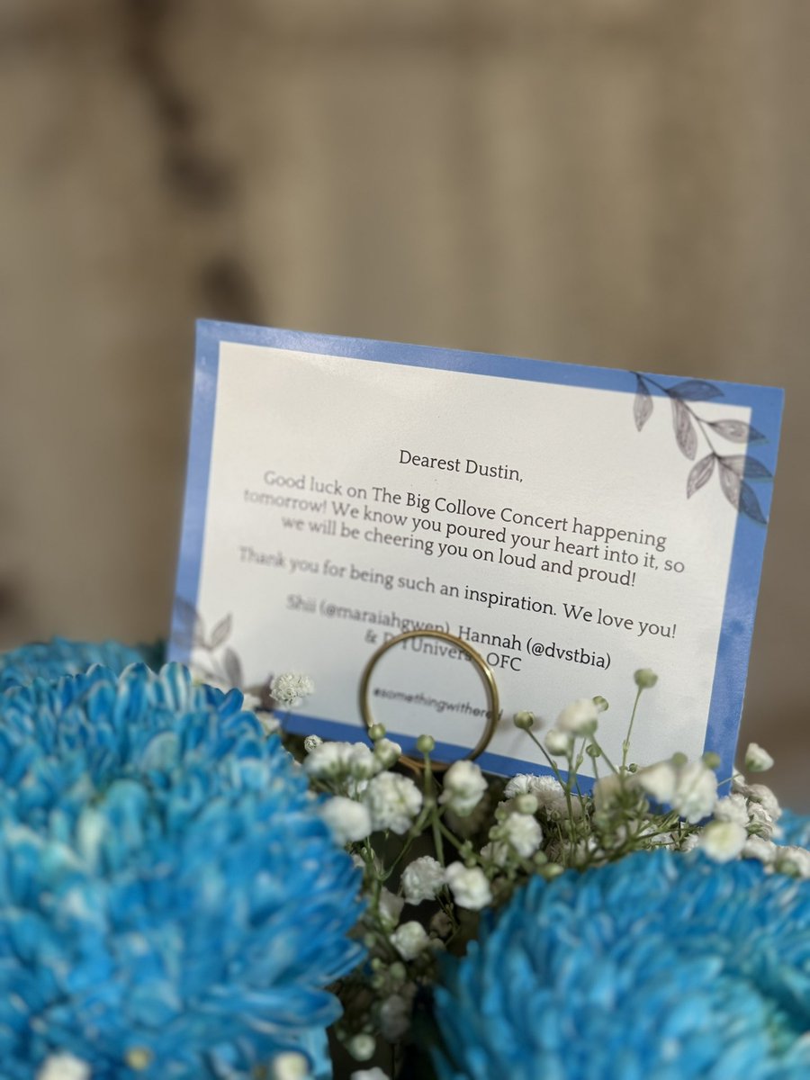 shayla | BBS RASTI (@maraiahgwen) on Twitter photo Flowers for Dustin for tomorrowโs Collove Concert! Excited na ko ipost, nakita na rin naman ng mga nasa eraya kanina HAHAHAHAHAHA โdi pa lang din talaga kami naka-tadhanang magkita ni Dustin ๐ญ๐คฃ
Sponsored by yours truly and my bebi Hannah <a href="/dvstbia/">hannah | hiatus</a> loveyouuuu!!! ๐ฅฐ๐ฉต Flowers for Dustin for tomorrowโs Collove Concert! Excited na ko ipost, nakita na rin naman ng mga nasa eraya kanina HAHAHAHAHAHA โdi pa lang din talaga kami naka-tadhanang magkita ni Dustin ๐ญ๐คฃ
Sponsored by yours truly and my bebi Hannah <a href="/dvstbia/">hannah | hiatus</a> loveyouuuu!!! ๐ฅฐ๐ฉต