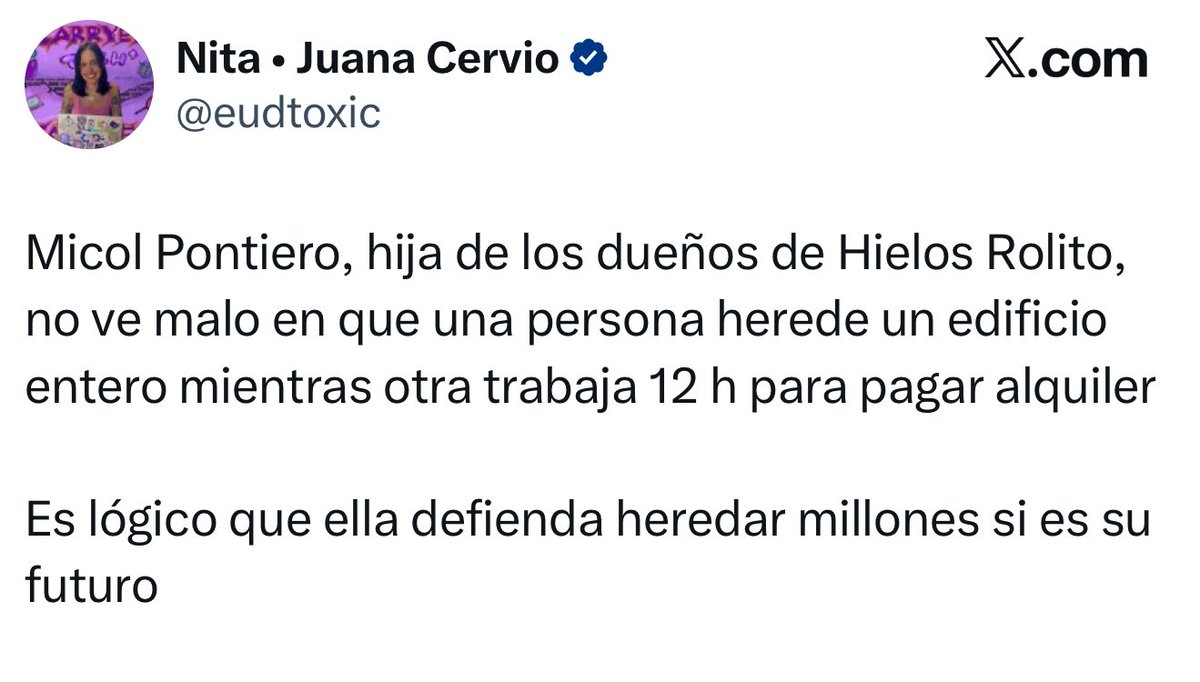 No entiendo a los kukas. Por un lado te hablan de defender y promover la industria nacional, y por otro, quieren robarle toda la plata a los industriales argentinos que invierten y se arriesgan en la economía de este país.