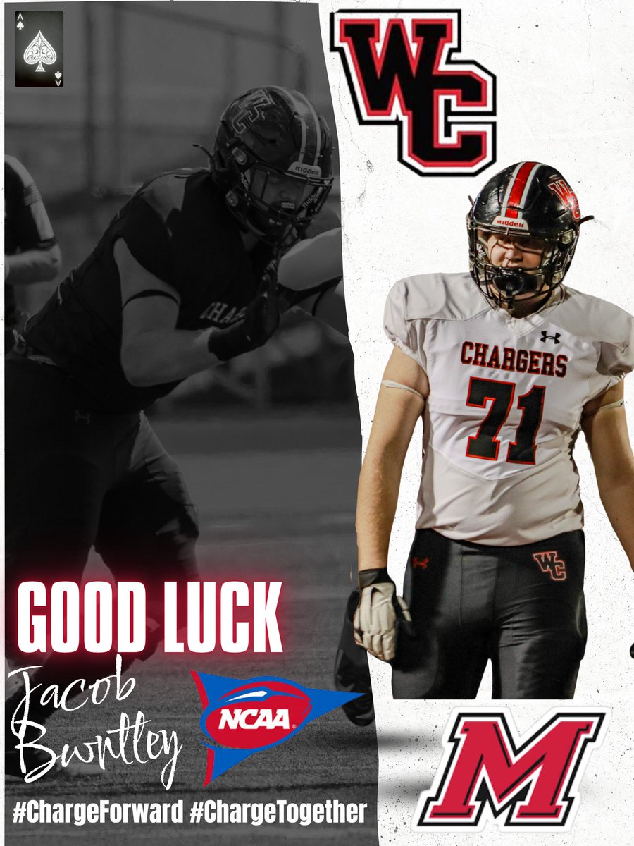 Churchill Chargers Football 🇬🇧 (@wc_chargersfb) on Twitter photo Good luck this fall to our former Churchill Charger Jacob Bentley playing at the next level at Marist University!
<a href="/BMS_Athletics_/">Bradley Middle School Athletics</a> <a href="/IKEAthletics/">IKE Generals Athletics</a> <a href="/JaguarsJackson/">JacksonJaguarsAthletics</a>
#ncaa #recruitWC #ChargeForward #ChargeTogether Good luck this fall to our former Churchill Charger Jacob Bentley playing at the next level at Marist University!
<a href="/BMS_Athletics_/">Bradley Middle School Athletics</a> <a href="/IKEAthletics/">IKE Generals Athletics</a> <a href="/JaguarsJackson/">JacksonJaguarsAthletics</a>
#ncaa #recruitWC #ChargeForward #ChargeTogether