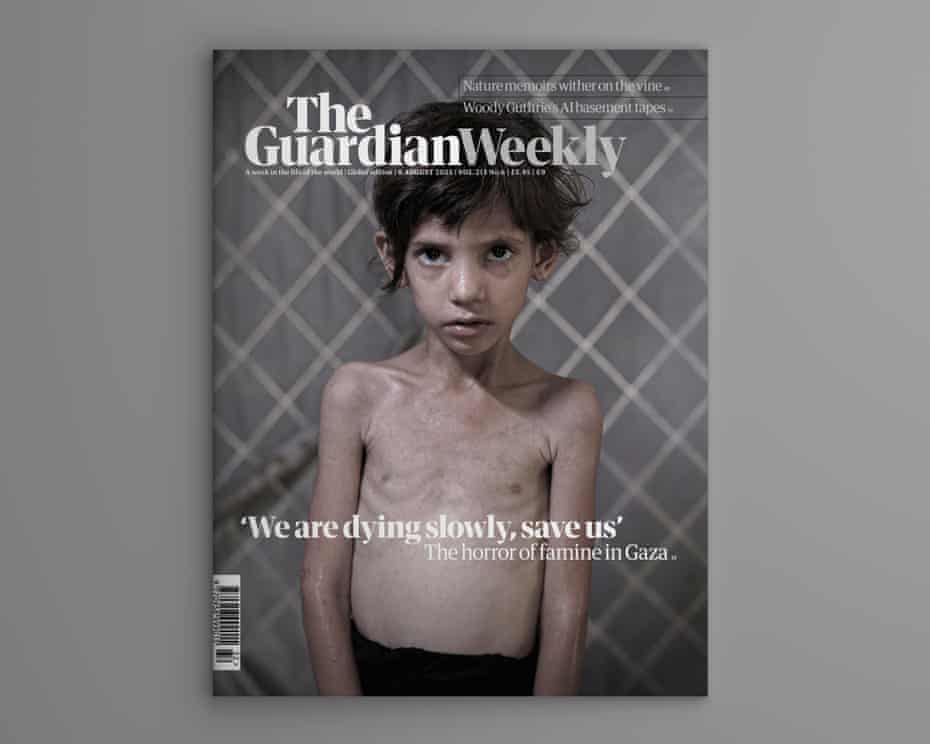 saowabulla19773's tweet photo. This week’s @guardianweekly cover highlights the world’s worst man-made famine — Gaza, created by Israel.
As far as I know, no Bangladeshi media empire in this Muslim-majority nation has given it a cover or even a single-page feature.
Shameful. #NOAB https://t.co/f9NMfRJoME