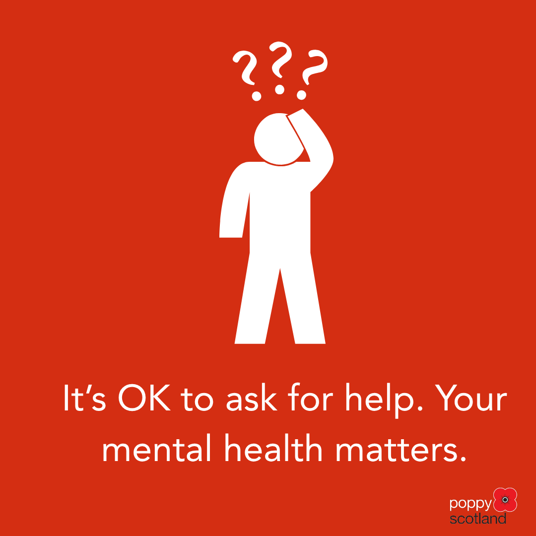 If you’ve served in the Armed Forces and feel overwhelmed, anxious, or low, we can help.
Our Outreach Service can connect you with the right support and walk with you every step of the way.

Get help: poppyscotland.org.uk/get-help/menta…
