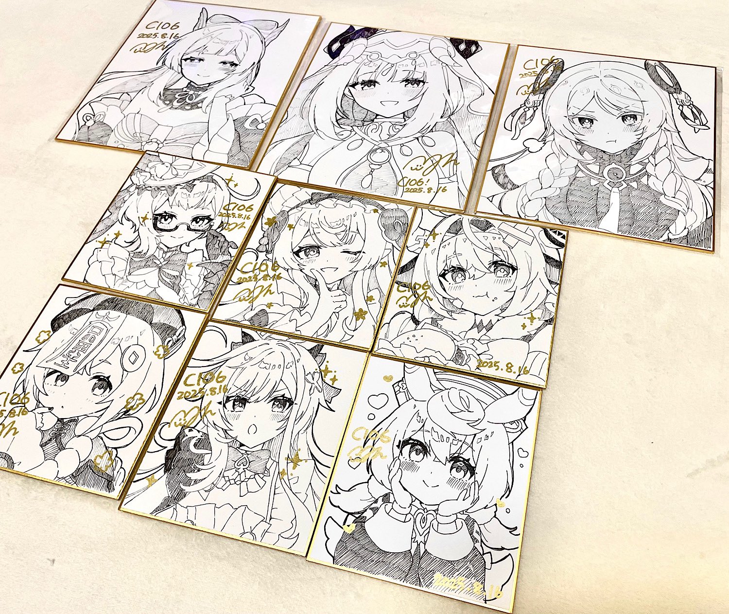 Over:△ あららぎあゆね C104 新刊セット(色紙、新刊に直筆サインあり) Over:△ あららぎあゆね C104 新刊セット(色紙、新刊に直筆