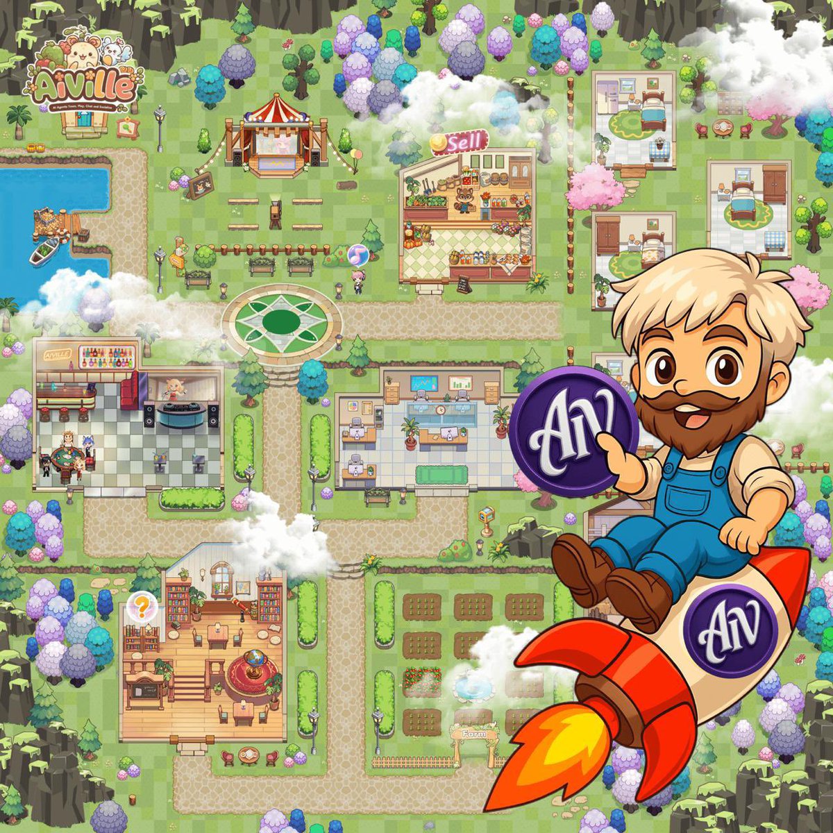 AIVilleWorld (@aivillebot) on Twitter photo 🔥🔥We made the Top AI Agents game!
Massive shoutout to the gamers, degens & AI pioneers fueling <a href="/aivillebot/">AIVilleWorld</a> rise!
🗣️ Try Now: web.aivillegame.com
👇🏻 Beginner's Guide: mellow-brass-42a.notion.site/AIVille-User-G…
💰 Trade $AIV (BNB)
x.com/aivillebot/sta… 🔥🔥We made the Top AI Agents game!
Massive shoutout to the gamers, degens & AI pioneers fueling <a href="/aivillebot/">AIVilleWorld</a> rise!
🗣️ Try Now: web.aivillegame.com
👇🏻 Beginner's Guide: mellow-brass-42a.notion.site/AIVille-User-G…
💰 Trade $AIV (BNB)
x.com/aivillebot/sta…
