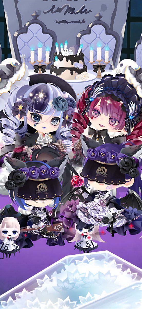 yori_pktw's tweet photo. 魔女王様@mazyoou と併せをしてきました～！！

ココリウムをわがま��言って組んでもらい、ファッションはうちの子達に仕えるメイドさん？というテーマで組んでくださったみたいです😭💓

コーデを褒めて頂いただけでなくこんな素敵な併せをさせて頂けるなんて…！
光栄です✨
またやりましょ🫶💕︎︎ https://t.co/jYB0K6MP9k