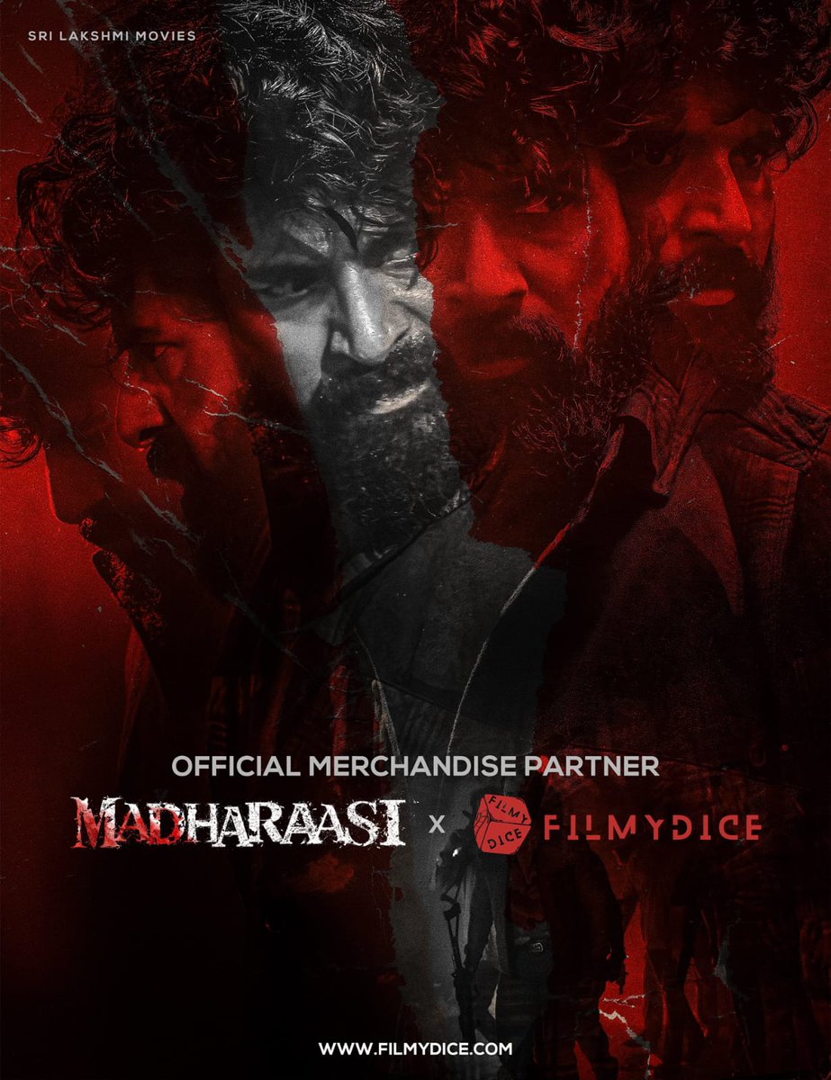 Lets Kollywood (@letskollywood) on Twitter photo Get ready for #MADHARAASI! 🔥
Grab your official merchandise now only on filmydice.com!
Get ready for Massive Carnage in cinemas From 05 Sep. 💥
#MadharaasiFromSep5
<a href="/SriLakshmiMovie/">Sri Lakshmi Movies</a> <a href="/Siva_Kartikeyan/">Sivakarthikeyan</a> <a href="/ARMurugadoss/">A.R.Murugadoss</a> <a href="/anirudhofficial/">Anirudh Ravichander</a> <a href="/VidyutJammwal/">Vidyut Jammwal</a> #BijuMenon Get ready for #MADHARAASI! 🔥
Grab your official merchandise now only on filmydice.com!
Get ready for Massive Carnage in cinemas From 05 Sep. 💥
#MadharaasiFromSep5
<a href="/SriLakshmiMovie/">Sri Lakshmi Movies</a> <a href="/Siva_Kartikeyan/">Sivakarthikeyan</a> <a href="/ARMurugadoss/">A.R.Murugadoss</a> <a href="/anirudhofficial/">Anirudh Ravichander</a> <a href="/VidyutJammwal/">Vidyut Jammwal</a> #BijuMenon