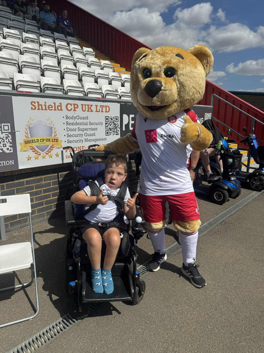 Stevenage FC DSLO (@stevenage_dslo) on Twitter photo We are delighted to welcome George to his first match today. We hope we get the win for you! ❤️🤍#ForDisabledSportsFans <a href="/StevenageFC_SLO/">Stevenage FC SLO</a> <a href="/StevenageFC/">Stevenage FC 🔴⚪</a> <a href="/lpftweets/">Level Playing Field</a> <a href="/borofoundation/">Stevenage FC Foundation</a> <a href="/BoroBear_SFC/">Boro Bear 🐻</a> We are delighted to welcome George to his first match today. We hope we get the win for you! ❤️🤍#ForDisabledSportsFans <a href="/StevenageFC_SLO/">Stevenage FC SLO</a> <a href="/StevenageFC/">Stevenage FC 🔴⚪</a> <a href="/lpftweets/">Level Playing Field</a> <a href="/borofoundation/">Stevenage FC Foundation</a> <a href="/BoroBear_SFC/">Boro Bear 🐻</a>