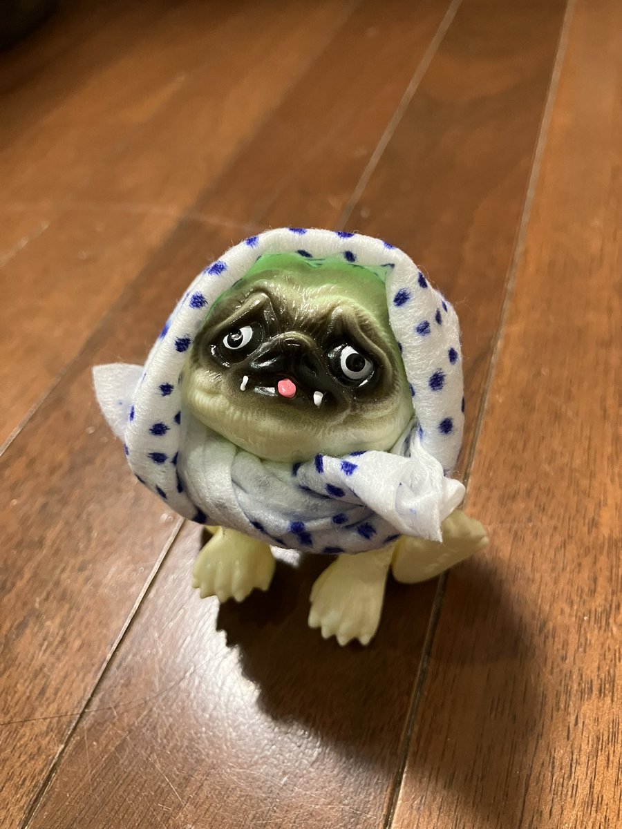 あきぱぐ PUGJYU パグ獣 春の新緑 ver PUG 新品未開封 あきぱぐ PUGJYU パグ獣 春の新緑 ver PUG KINGDOM ソフトフビ