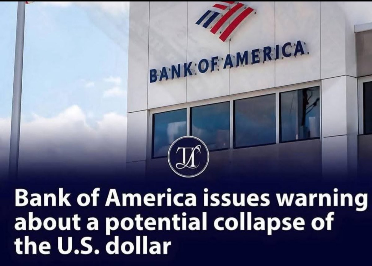Bank of America issues warning about a potential collapse of the U.S. dollar… It’s all about GOLD &amp; SILVER NOW!