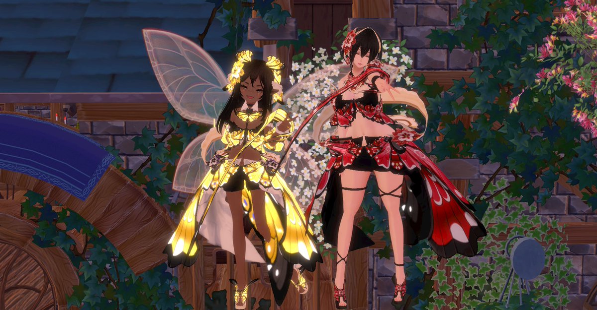 油衣装集会のクイズ正解して貰えましたお衣装さっそく着てみました！
どの色もめっちゃ綺麗で悩んだけど今回は黄色です！ちょうちょ🦋！
エミッションもばちこり入れたので暗いワールドで光るのがかっちょいいです！
集会おつかれさまでした！ありがとうございました！
#LuysShop #VRoid