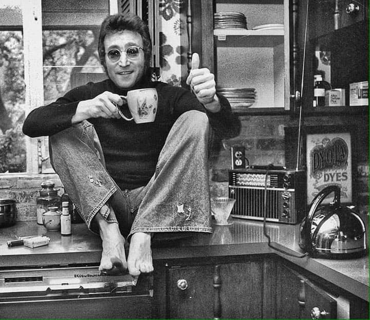 "Woke up, fell out of bed
 Dragged a comb across my head
 Found my way downstairs
 And drank a cup."
  #thebeatles