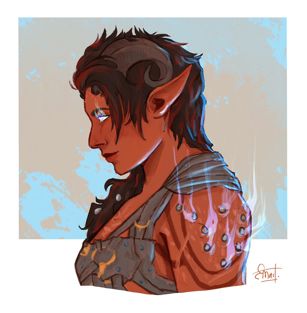 “Now this is my happy place…”🔥💪
#karlach #BG3 #BaldursGate3 #bg3fanart