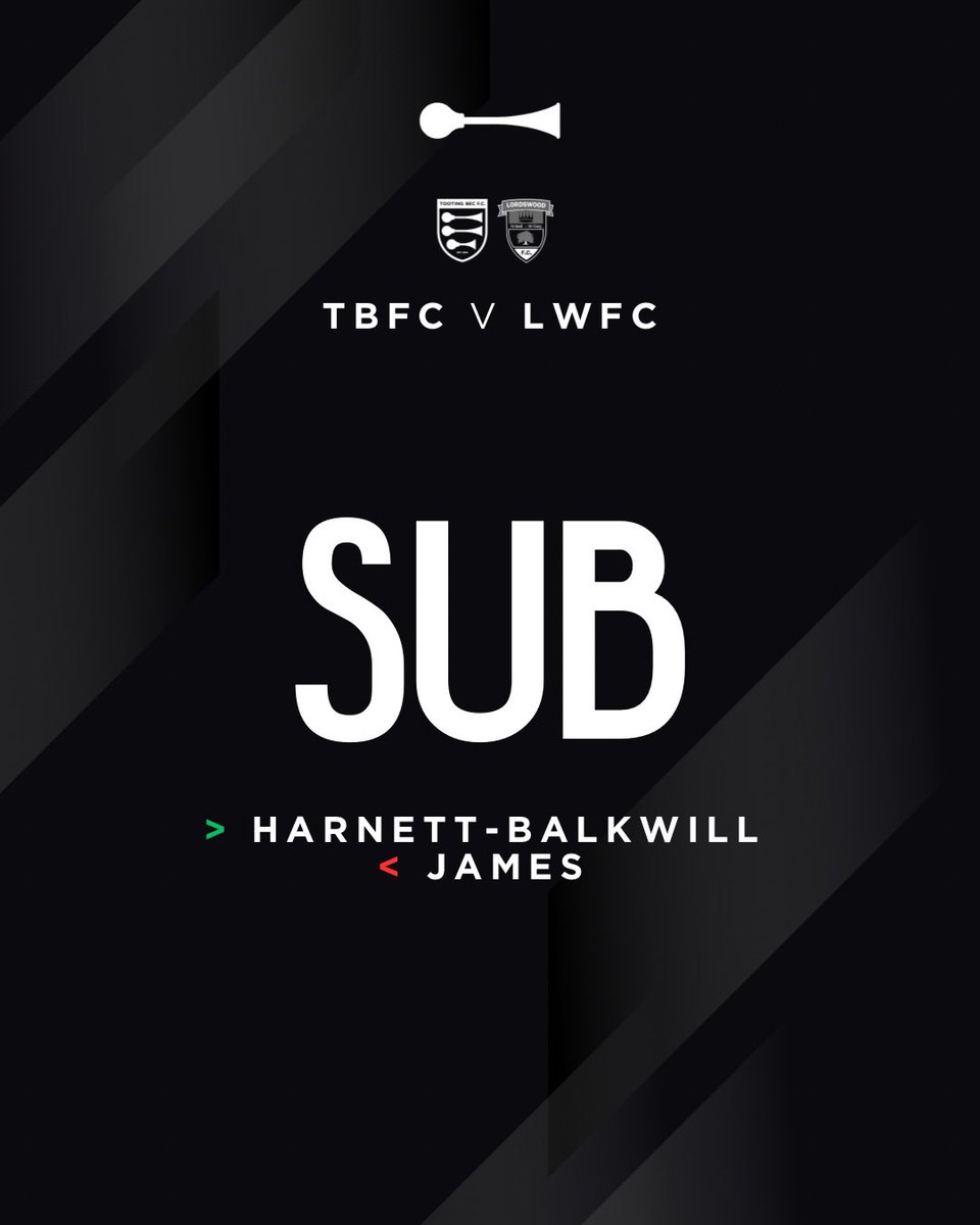 🔁 Harnett-Balkwill comes on for James.

#UpTheBec #TBFC