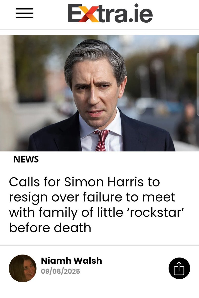 mullallyelaine's tweet image. Simon Harris must resign!

#JusticeForHarvey  
#resignsimonharris