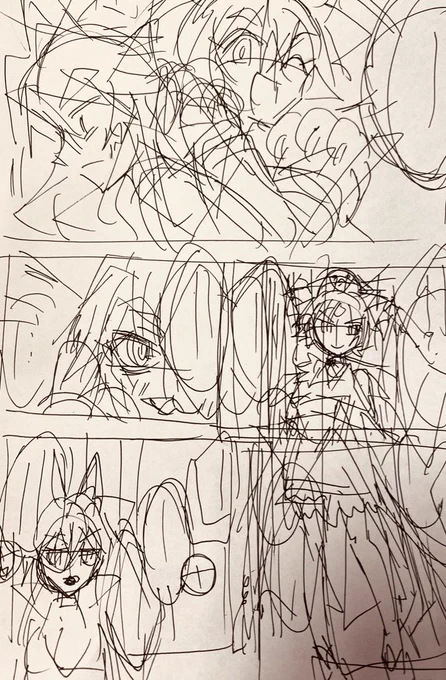 料理本の時下書き発掘
いつもこの雑雑雑画から2回くらい線直してペン入れしてます 