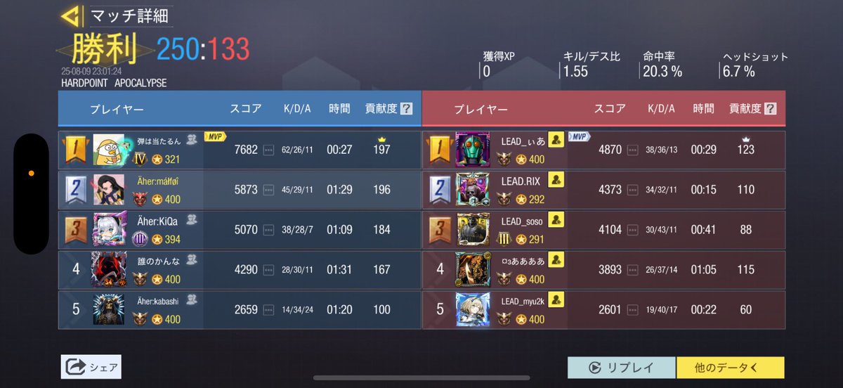 Ahercodm's tweet image. LEAD.クラン様
　3:1win
ありがとうございました
#codm #CoDMobile 
#plzgbl