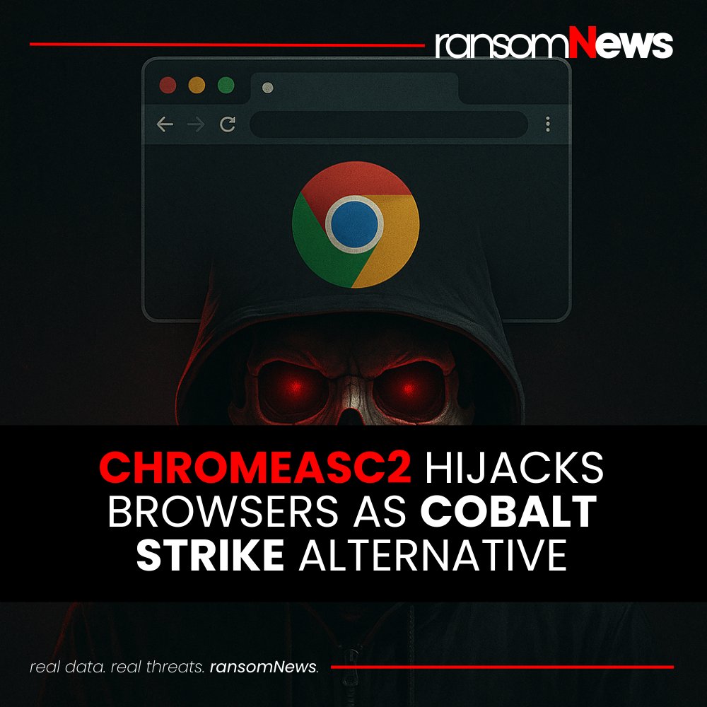 🔎 ChromeAsC2 hijacks browsers as Cobalt Strike alternative

New tool #ChromeAlone turns Chromium-based browsers into a full-blown C2 platform, effectively replacing implants like Cobalt Strike.

Raises fresh concerns about browser-borne offensive security threats.

🔗 read more: