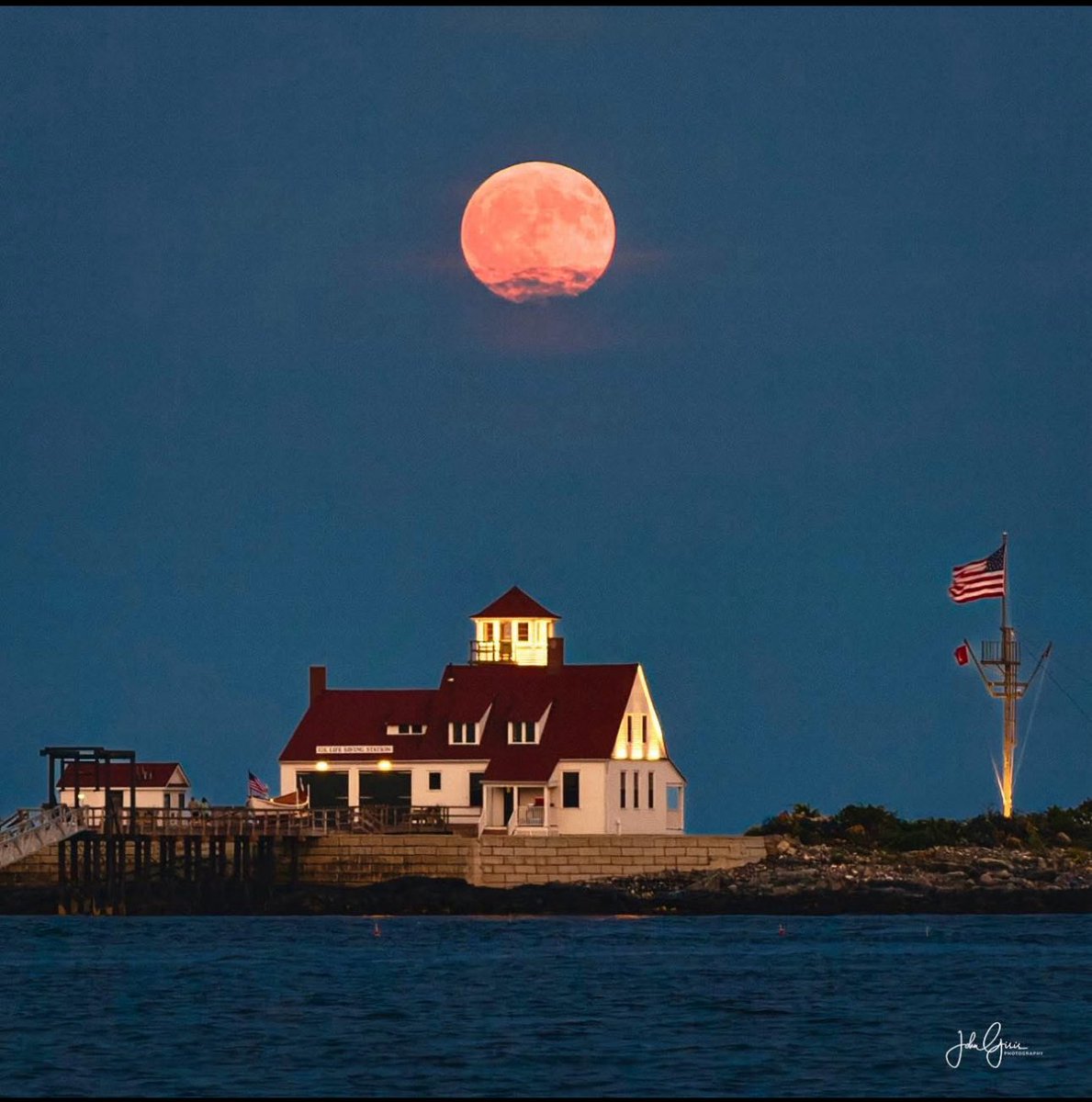 Sturgeon Moon
At the Nubble
Photo by J Gisis