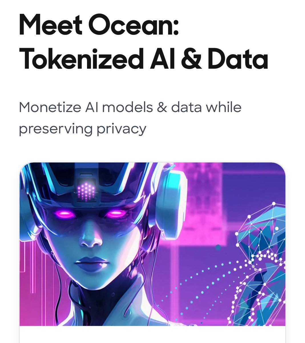 Dustin Hollywood (@dustinhollywood) on Twitter photo Today Iām speaking on a panel with <a href="/jordanbayne/">JORDAN BAYNE įµįµ š½ The Squad</a> at <a href="/RIFilmFest/">RIFilmFest</a> on film finance and AI/Film3, Iām excited! Also thought Iād share something I came across recently concerning data, film and training.
I randomly stumbled on <a href="/oceanprotocol/">Ocean Protocol</a> when catching up on AI news and itās Today Iām speaking on a panel with <a href="/jordanbayne/">JORDAN BAYNE įµįµ š½ The Squad</a> at <a href="/RIFilmFest/">RIFilmFest</a> on film finance and AI/Film3, Iām excited! Also thought Iād share something I came across recently concerning data, film and training.
I randomly stumbled on <a href="/oceanprotocol/">Ocean Protocol</a> when catching up on AI news and itās