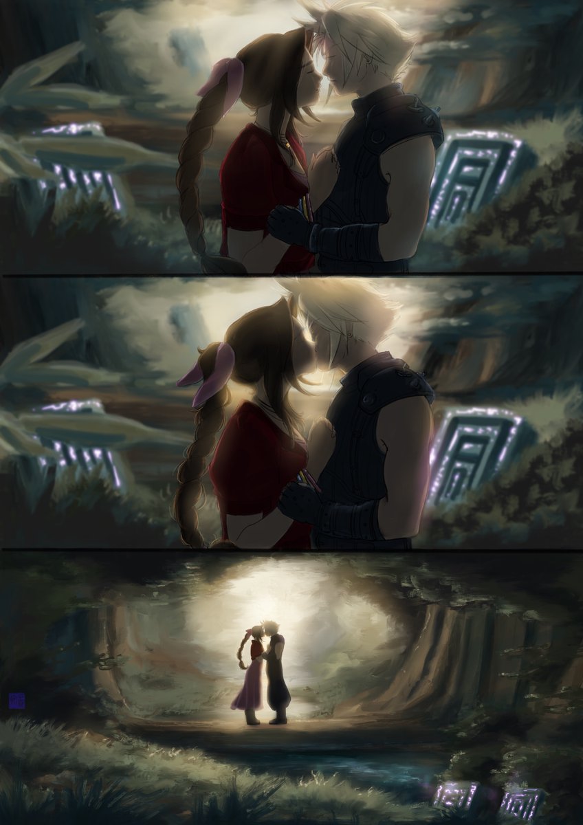 finally can post my art for the event! 
thnx <a href="/Imashitowareto/">璇 チカゲ Chikage</a> for the invite! 💜

#clerith #クラエアスクールライフ遺跡2025  #克劳德爱丽丝超话 #最终幻想7重生 #2025克劳德爱丽丝24h校园和遗迹产粮接力  #0809Clerith校园和遗迹24h #clerithschoolliferuins2025 #クラエア