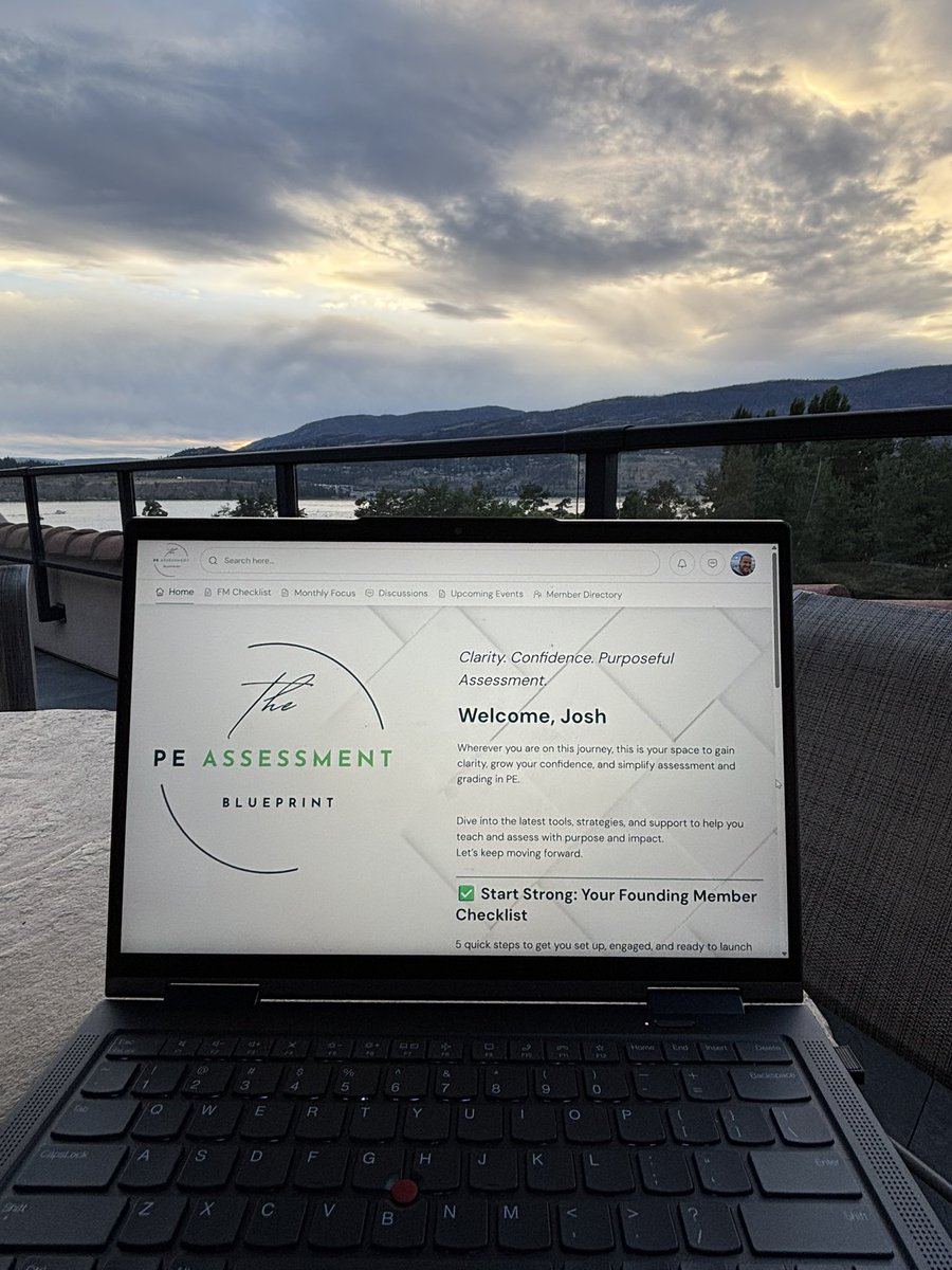 On vacation but working behind the scenes! 

Excited to soon open &amp; welcome #PE teachers to a space 2 connect, learn, &amp; grow, focusing on 1of the most underserved &amp; unsupported parts of teaching PE: #assessment &amp; #grading. 

Making it make sense!

Stay tuned! #PEteachers #Excited