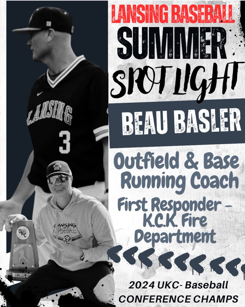 Lansing High School Baseball (@pridebaseball21) on Twitter photo As Summer⚾️ concludes I"d like to 🔦 some of <a href="/PrideBaseball21/">Lansing High School Baseball</a> Coaches <a href="/beaubasler/">Beau Basler</a> Assistant Coach that handles our Outfielders & Base-Running. Best Outfield Coach I've worked with & he is a base-running 🥷!!!! Blessed to have him on our staff 🐾🦁⚾️🐾 As Summer⚾️ concludes I"d like to 🔦 some of <a href="/PrideBaseball21/">Lansing High School Baseball</a> Coaches <a href="/beaubasler/">Beau Basler</a> Assistant Coach that handles our Outfielders & Base-Running. Best Outfield Coach I've worked with & he is a base-running 🥷!!!! Blessed to have him on our staff 🐾🦁⚾️🐾