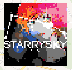 Slowtale_'s tweet photo. Avec l'aide de @garaxe_ et de la commu du serveur discord stardust, Starrysky (@taiwuang) présent sur le Wplace ! https://t.co/Nj6kG8tbgW