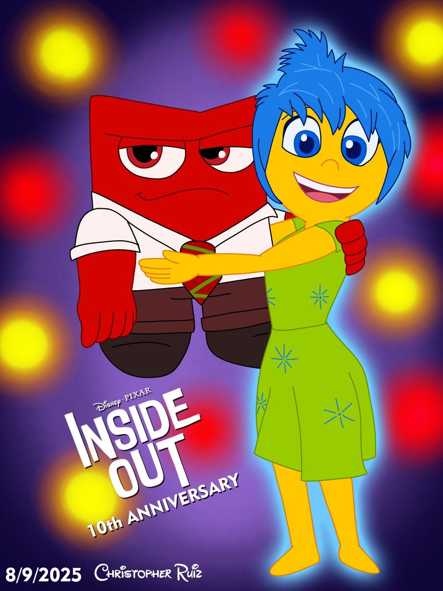 chrisaug99's tweet photo. Celebrate the Very Belated 10th Anniversary of Inside Out with Joy and Anger
#insideout #Pixar #Insideout10 #joyinsideout #angerinsideout #Brickstar #fanart #digitalart #Disney #DisneyPlus https://t.co/RWXdhcHdMq