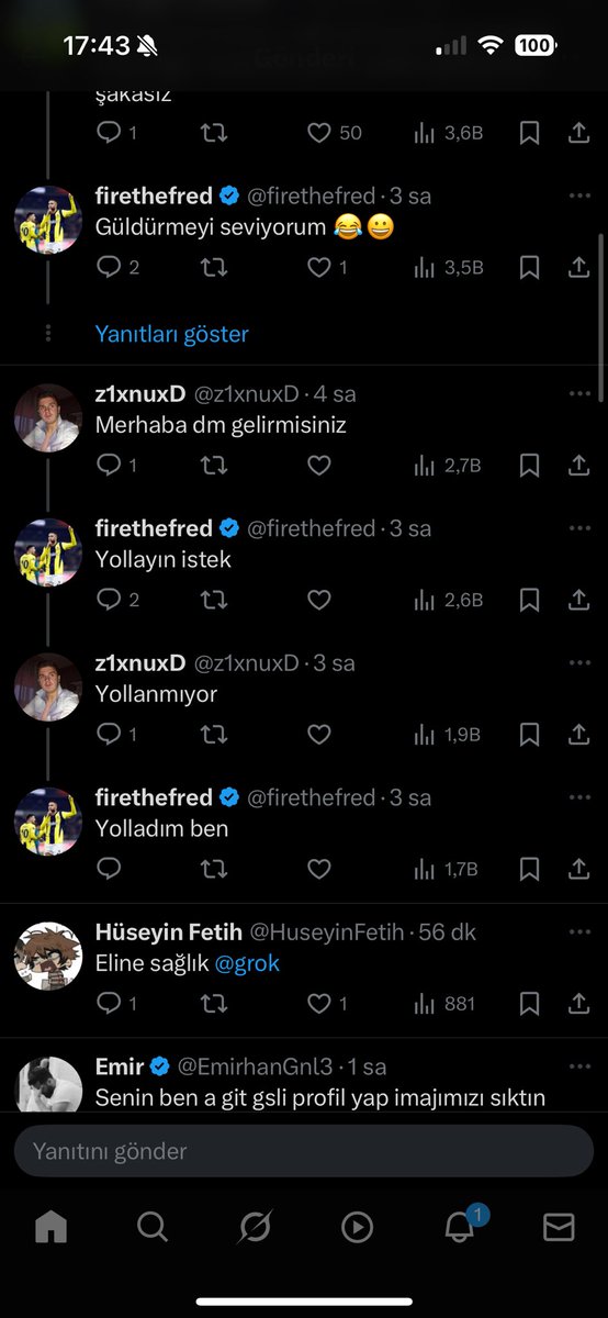 İşe alındı galiba