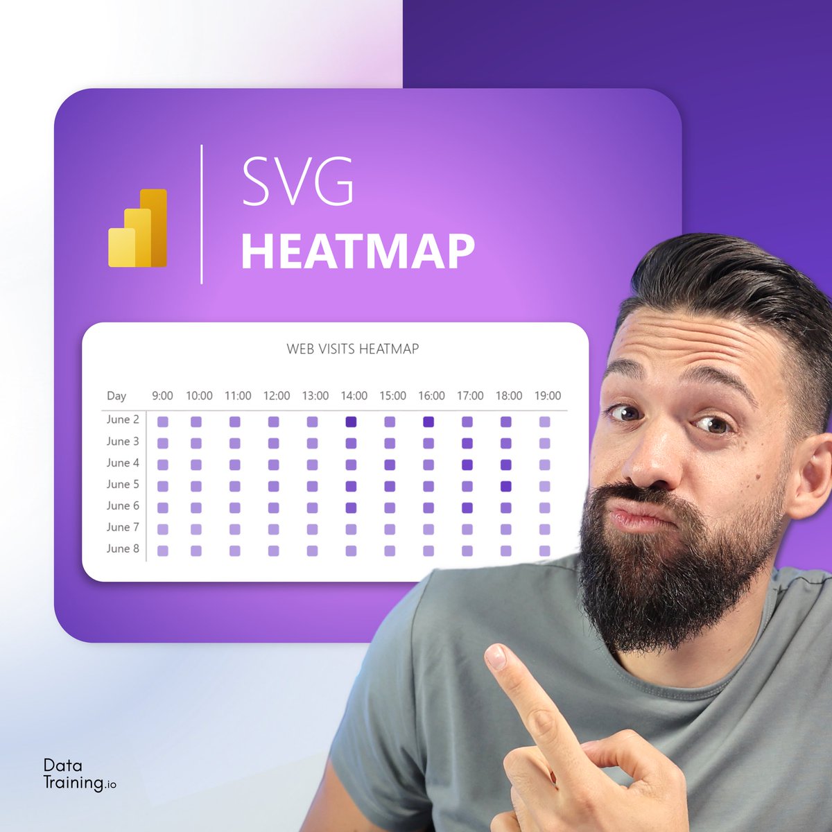 HowToPowerBI's tweet image. Heatmap visual in Power BI 

#heatmap #svg #powerbi