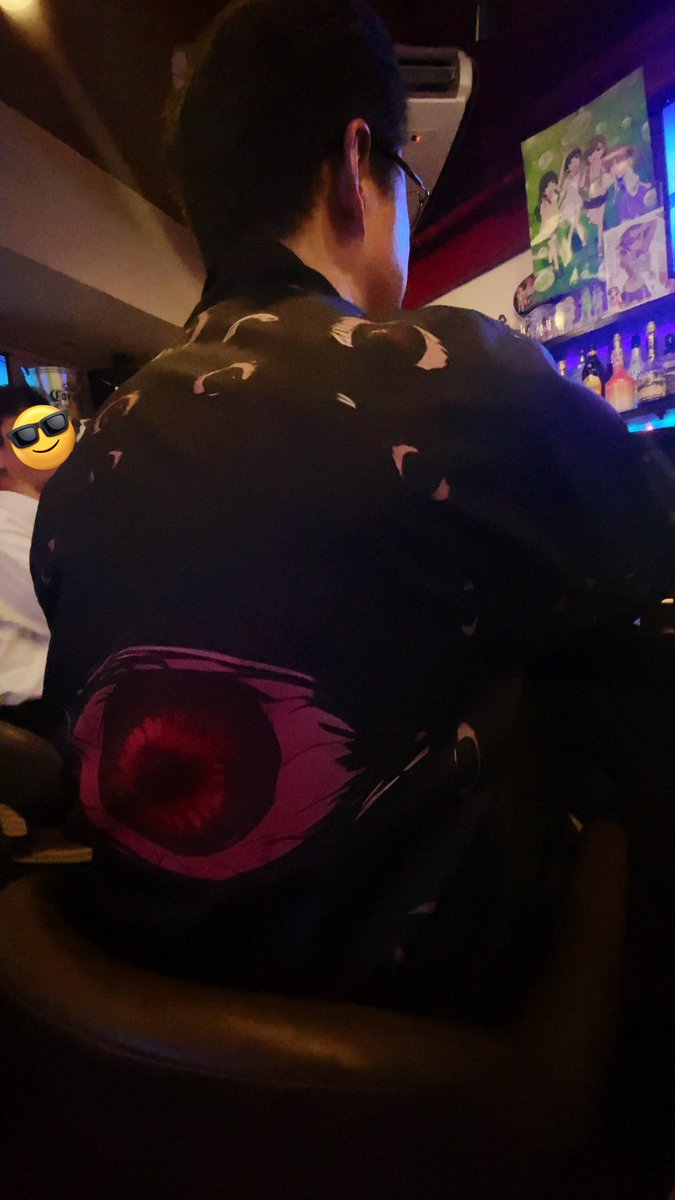 百目をまとうギアラ氏
似合いすぎてた…浴衣でも良いと思う