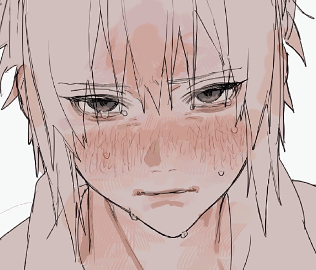 昔の絵だけど肌だけ塗った状態がいちばん可愛く見える