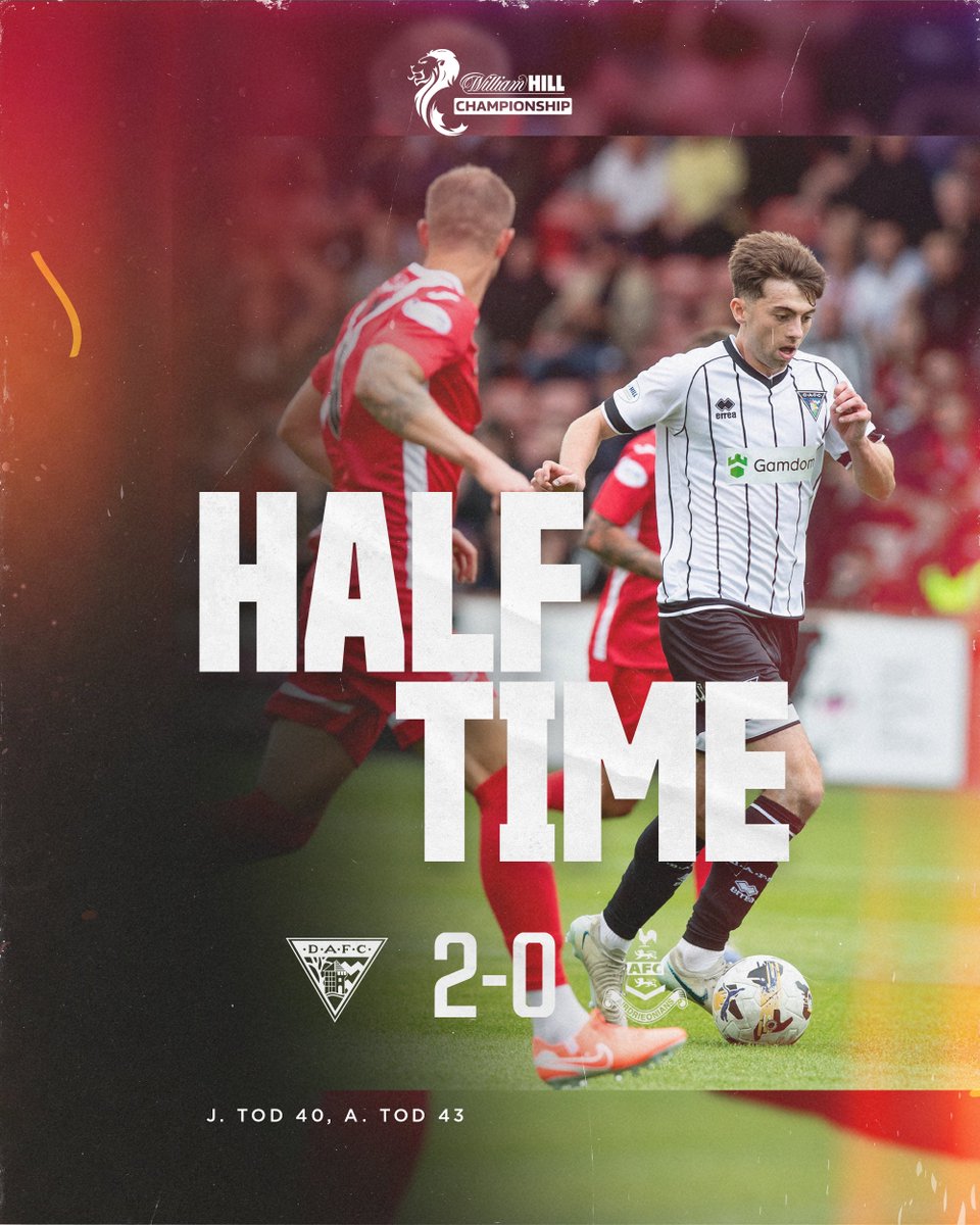 Goals from the Tod brothers have the Pars ahead at the break!