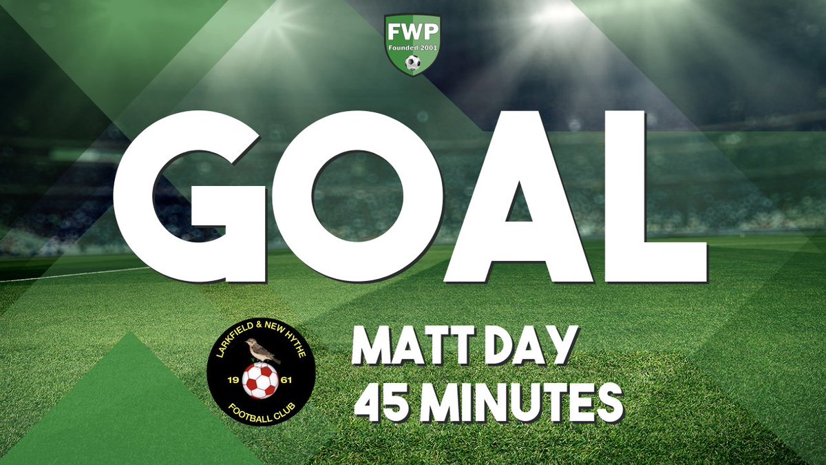 GOAL: Punjab United 2-2 LARKFIELD &amp; NEW HYTHE - Matt Day (45+2' pen)