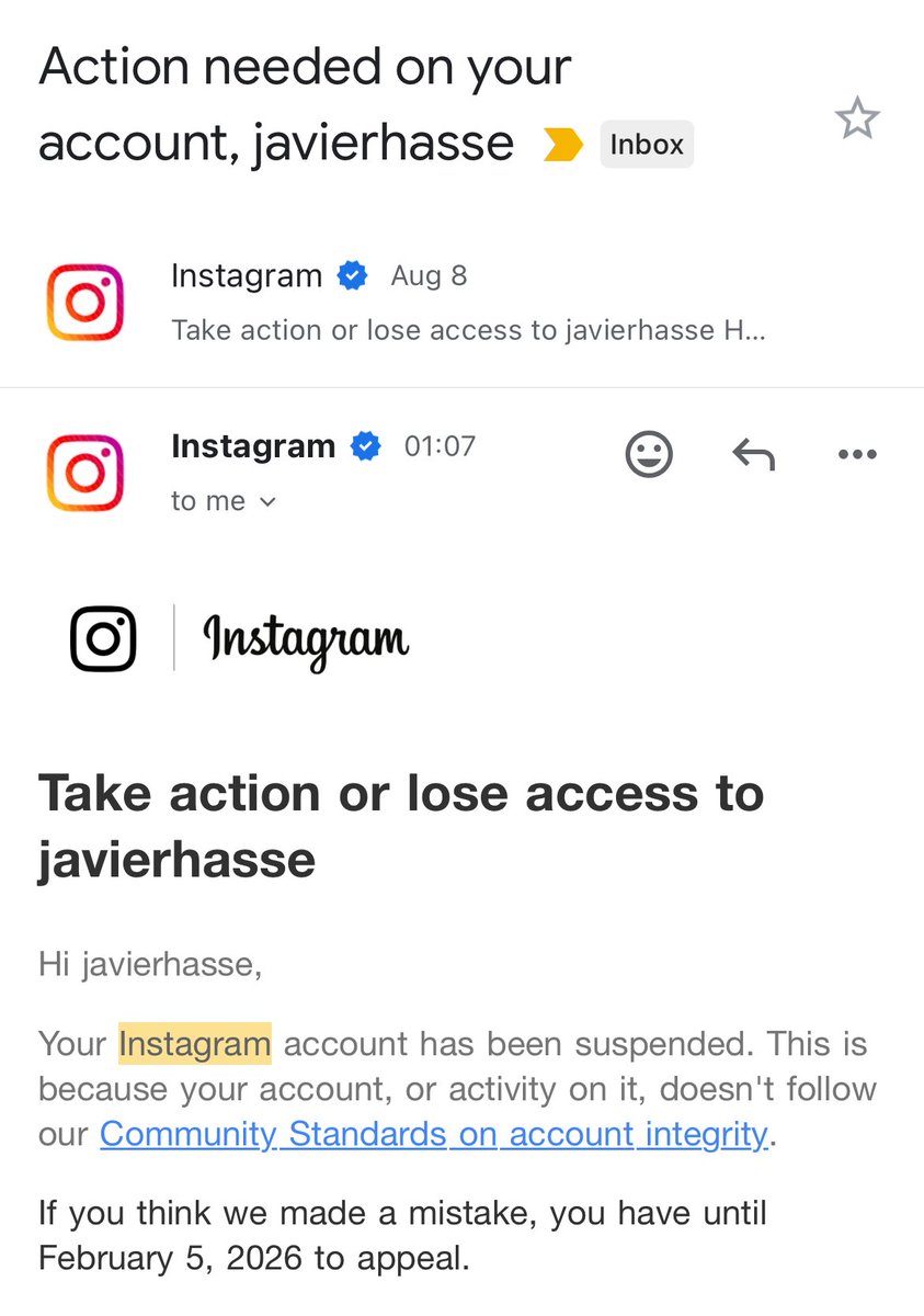 Twice in 8 hours 🤦🏽

Come on, <a href="/instagram/">Instagram</a>. I ain’t even been posting weed content in months!
